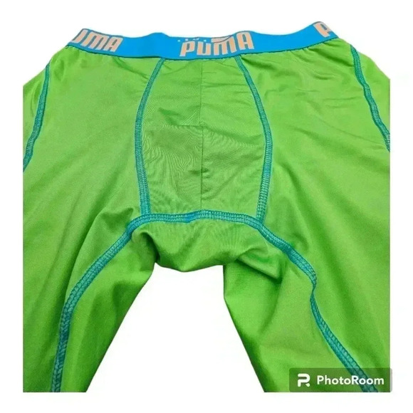 Puma Men's Bodywear boxer briefs 9" inseam neon  Medium NWOT - Picture 2 of 6
